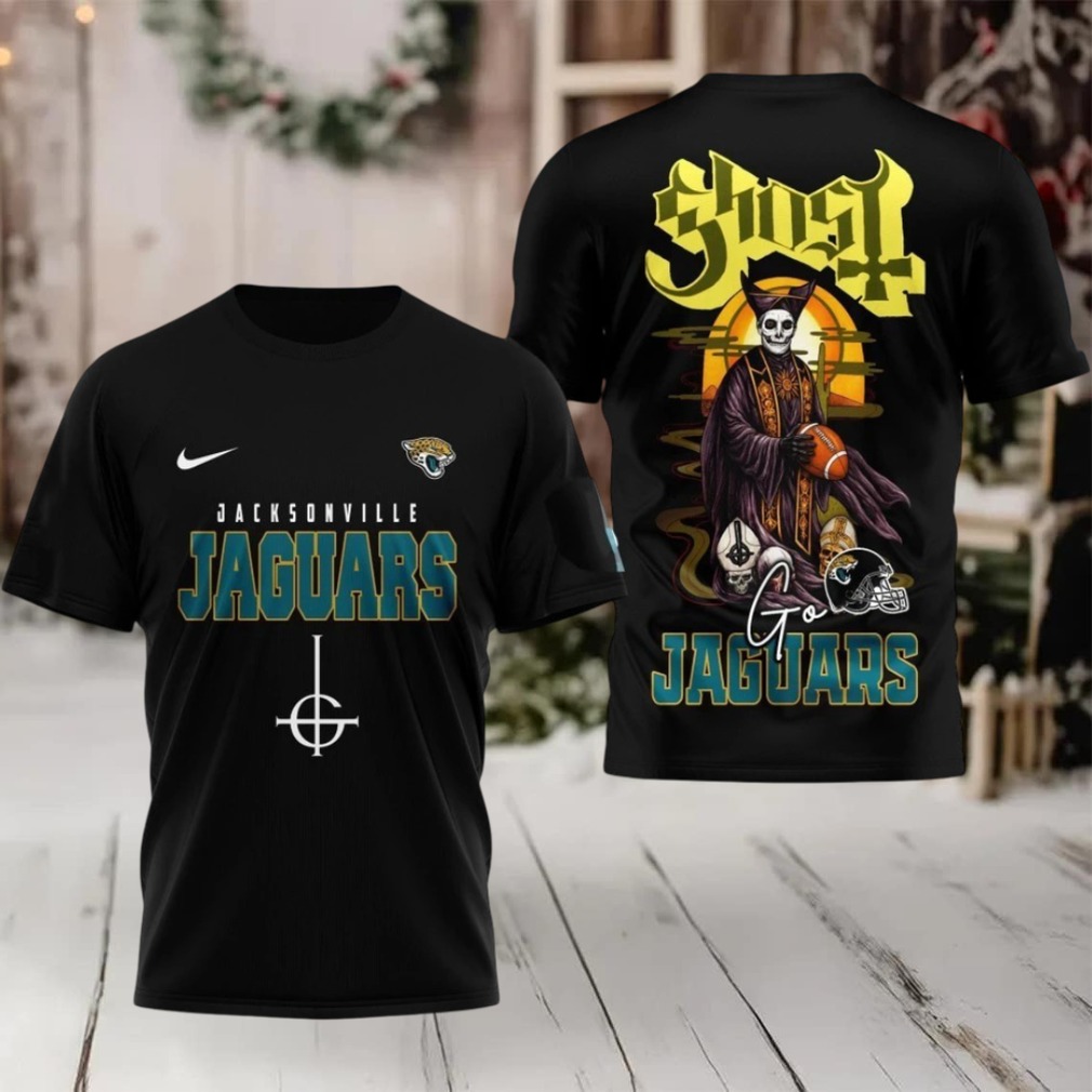Jacksonville Jaguars NFL Ghost Band Shirt front design