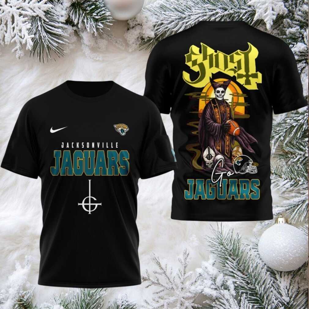 Jacksonville Jaguars NFL Ghost Band Shirt back design