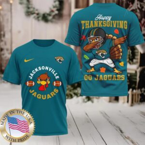 Jacksonville Jaguars NFL Turkey Game Happy Thanksgiving Shirt