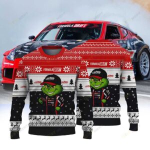 Jeff Jones Racing Jeff Jones × Grinch Ugly Christmas Sweater