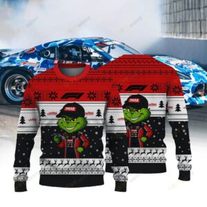 Jerry Yang Racing daigo saito × Grinch Ugly Christmas Sweater