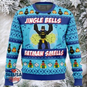 Jingle Bells Batman Smells DC Comics Ugly Christmas Sweater