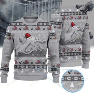 Jurassic Park III Ugly Christmas Sweater Official Edition