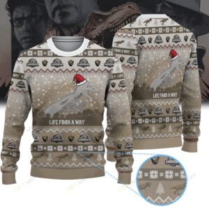 Jurassic Park Ugly Christmas Sweater Official Edition