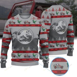 Jurassic Park Ugly Christmas Sweater