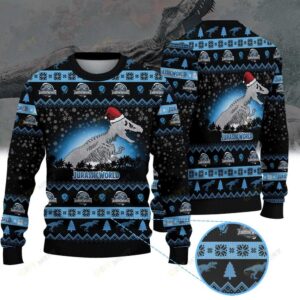 Jurassic World II Ugly Christmas Sweater Official Edition