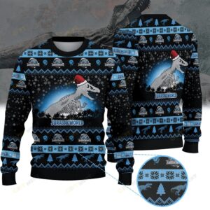 Jurassic World II Ugly Christmas Sweater Official Edition