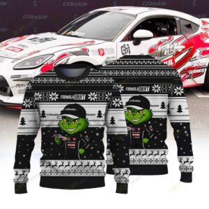 KGMS Toyota Gazoo Racing Greddy Performance with Kenda Ken Gushi × Grinch Ugly Christmas Sweater