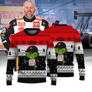 Kalitta Air Careers × Grinch Top Fuel Ugly Christmas Sweater NHRA