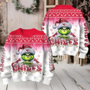 Kansas City Chiefs Grinch Stolen Christmas Sweater