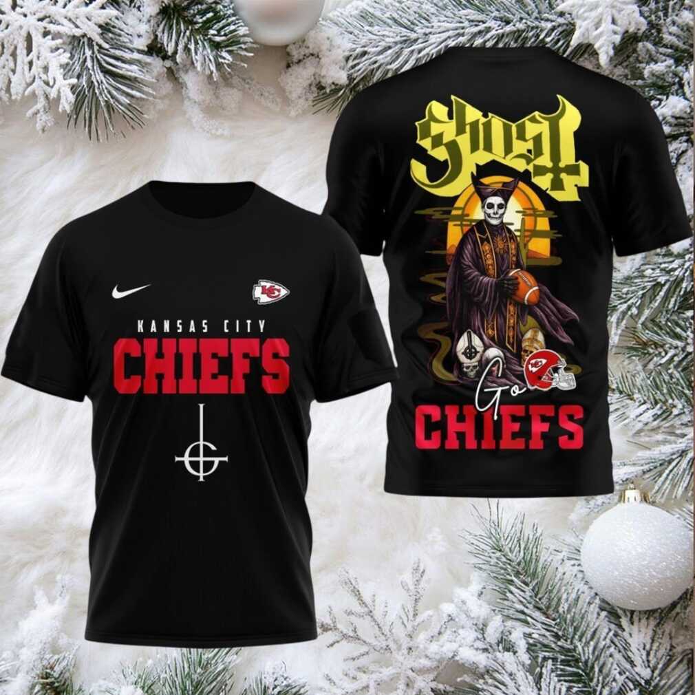 Kansas City Chiefs NFL Ghost Band Shirt back view