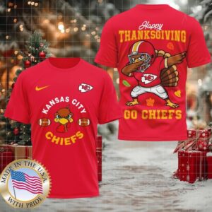 Kansas City Chiefs NFL Turkey Game Happy Thanksgiving Shirt