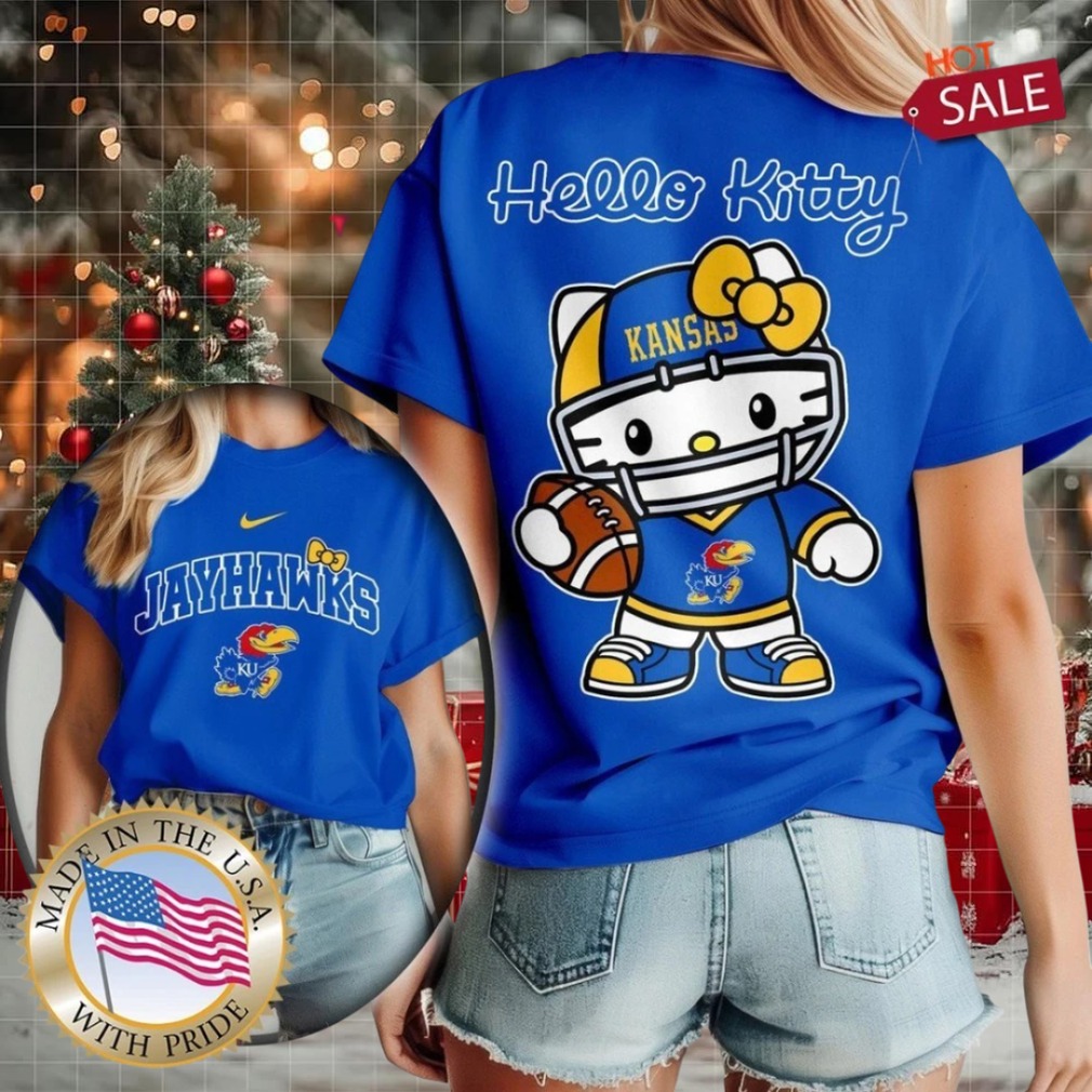 Kansas Jayhawks NCAA Hello Kitty Shirt Kansas Jayhawks NCAA Hello Kitty Shirt