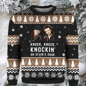 Knock Knock on Kevin's Door Christmas Ugly Sweater