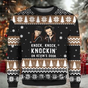 Knock Knock on Kevin's Door Christmas Ugly Sweater