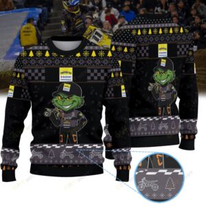 Kyle Chisholm Twisted Tea Suzuki presented by Progressive Insurance × Grinch Ugly Christmas Sweater