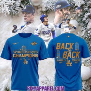 LA Dodgers Back To Back 2024 2025 World Series T Shirt