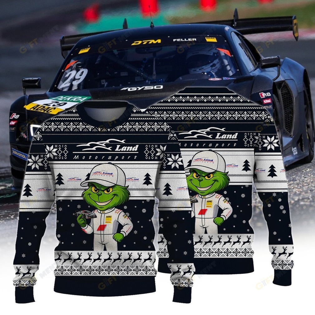 Land Motorsport DTM × Grinch Ugly Christmas Sweater Land Motorsport DTM × Grinch Ugly Christmas Sweater