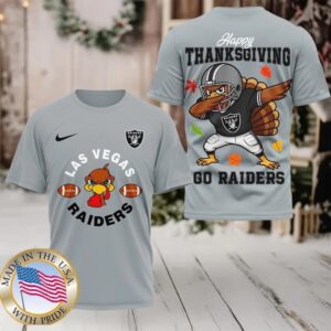 Las Vegas Raiders NFL Turkey Game Happy Thanksgiving Shirt