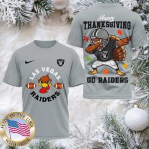 Las Vegas Raiders NFL Turkey Game Happy Thanksgiving Shirt