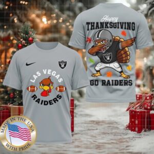 Las Vegas Raiders NFL Turkey Game Happy Thanksgiving Shirt