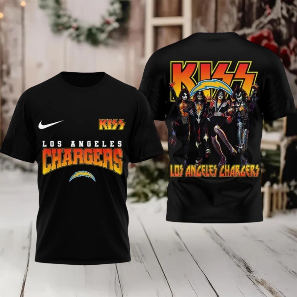 Los Angeles Chargers NFL Kiss Band Shirt Los Angeles Chargers NFL Kiss Band Shirt