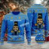 New England Patriots Grinch Hug Ugly Sweater Blue New England Patriots Grinch Hug Ugly Sweater Blue