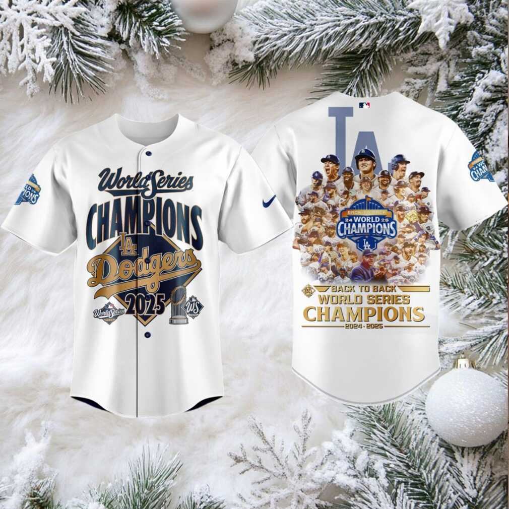 Los Angeles Dodgers World Series Champions 2024 2025 White Baseball Jersey Los Angeles Dodgers World Series Champions 2024 2025 White Baseball Jersey