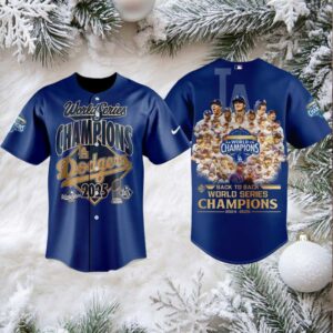 Los Angeles Dodgers World Series Champions 2025 Original Blue Baseball Jersey