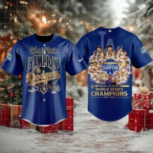 Los Angeles Dodgers World Series Champions 2025 Original Blue Baseball Jersey