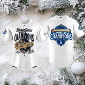 Los Angeles Dodgers World Series Champs All In 2025 Baseball Jersey