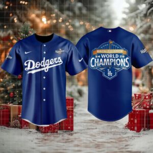 Los Angeles Dodgers World Series Champs Let’s Go Baseball Jersey