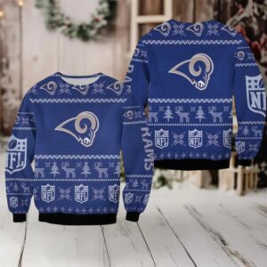 Los Angeles Rams Nfl Ugly Sweater Christmas 3D Sweater