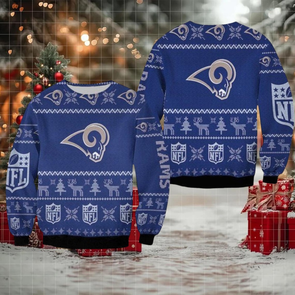 Los Angeles Rams Nfl Ugly Sweater Christmas 3D Sweater Los Angeles Rams Nfl Ugly Sweater Christmas 3D Sweater