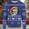 Miami Dolphins Santa Claus Tattoo Ugly Christmas Sweatshirt Womens Blue Miami Dolphins Santa Claus Tattoo Ugly Christmas Sweatshirt Womens Blue