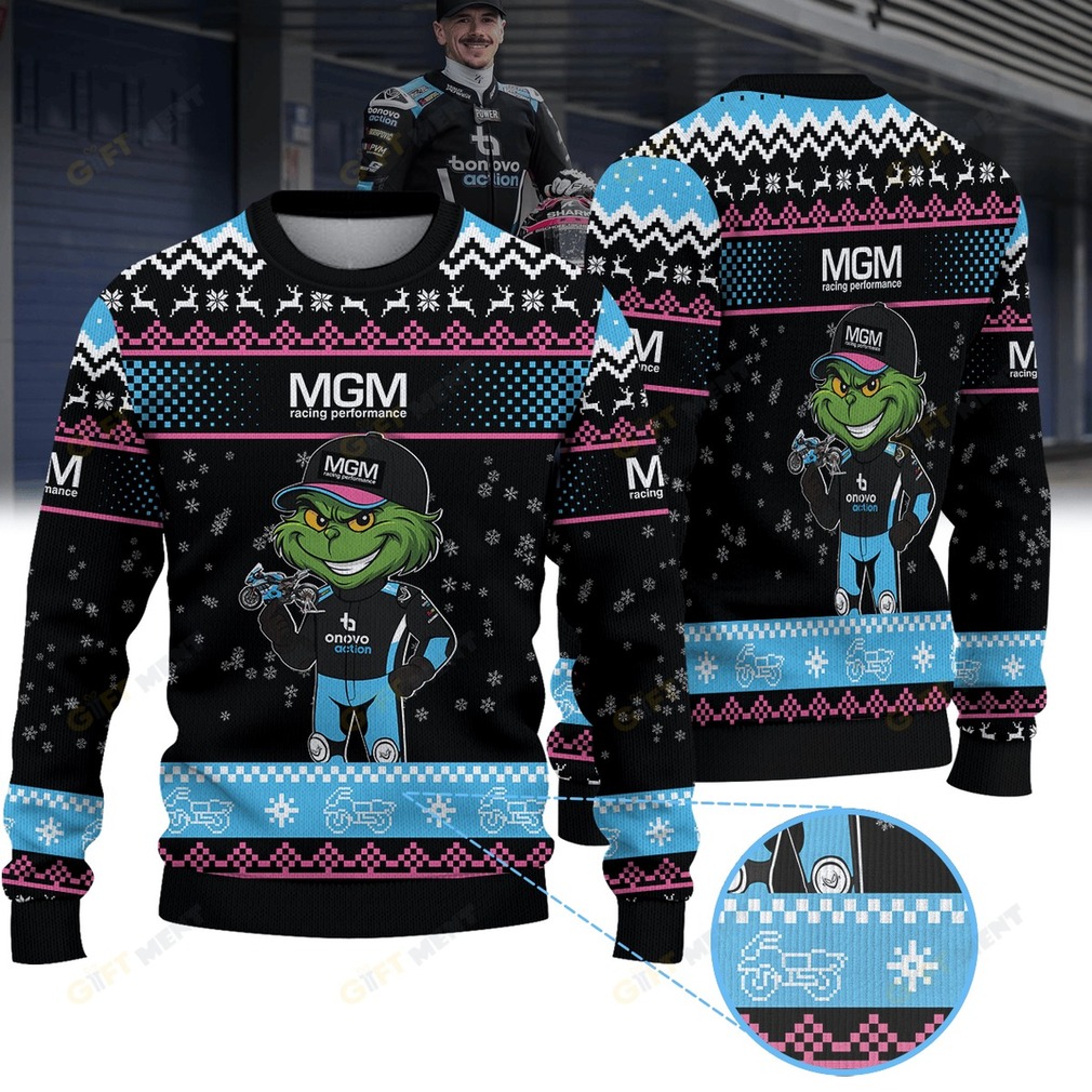 MGM BONOVO Racing WorldSBK × Grinch Ugly Christmas Sweater MGM BONOVO Racing WorldSBK × Grinch Ugly Christmas Sweater