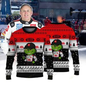 Mac Tools Dragster × Grinch Top Fuel Ugly Christmas Sweater NHRA