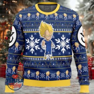 Majin Vegeta Dragon Ball Z Ugly Christmas Sweater