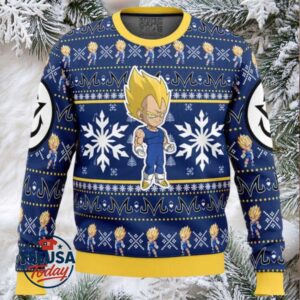 Majin Vegeta Dragon Ball Z Ugly Christmas Sweater
