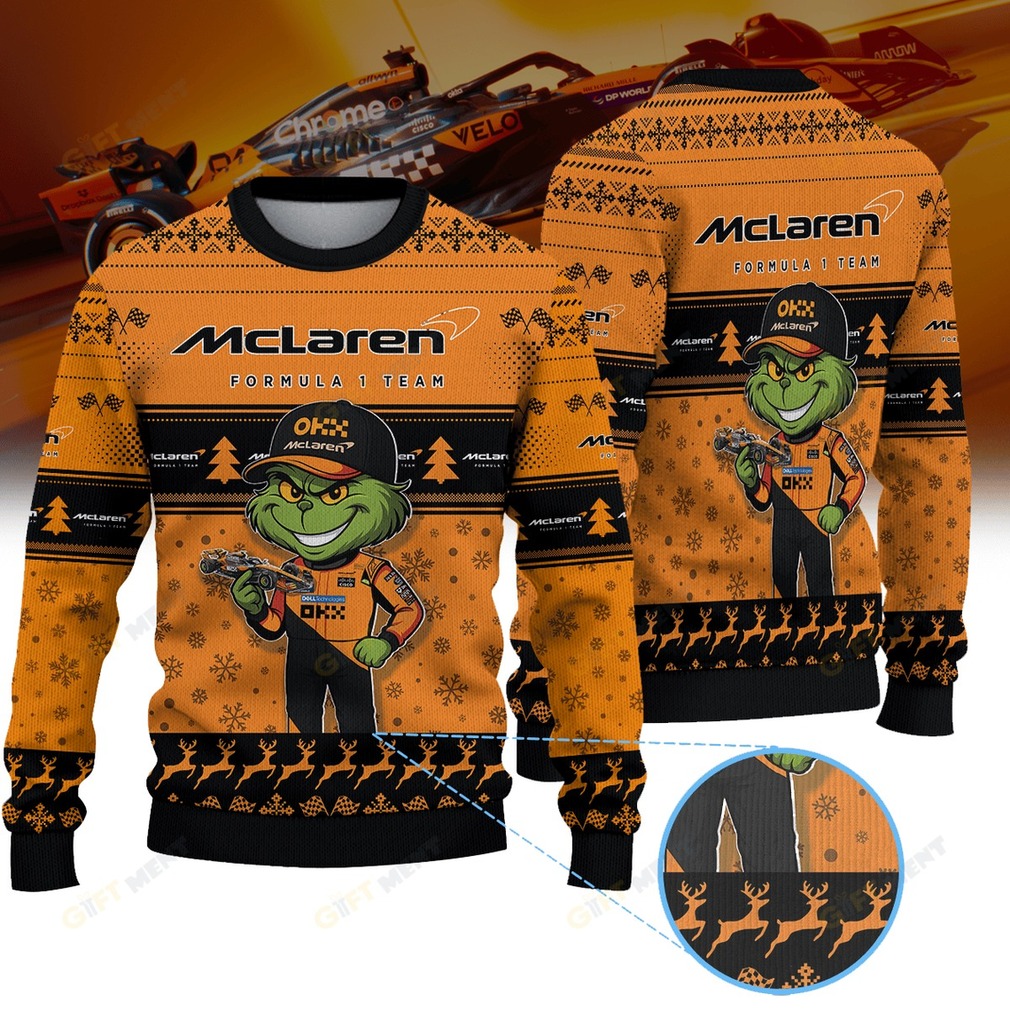 McLaren Formula 1 Team × Grinch Ugly Christmas Sweater II McLaren Formula 1 Team × Grinch Ugly Christmas Sweater II