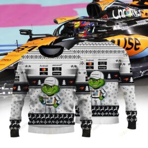 McLaren Formula 1 Team × Grinch Ugly Christmas Sweater v2