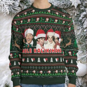 Mele Kalikimak Bing Crosby Ugly Christmas Sweatshirt