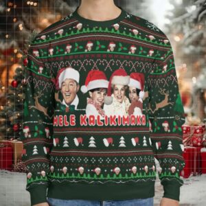 Mele Kalikimak Bing Crosby Ugly Christmas Sweatshirt