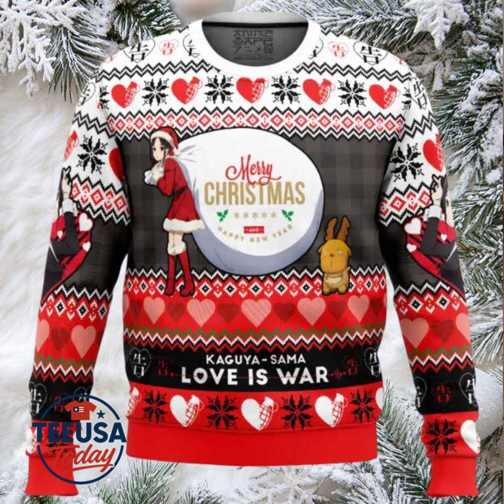 Merry Christmas And Happy New Year Kaguya Sama Love Is War Ugly Christmas Sweater