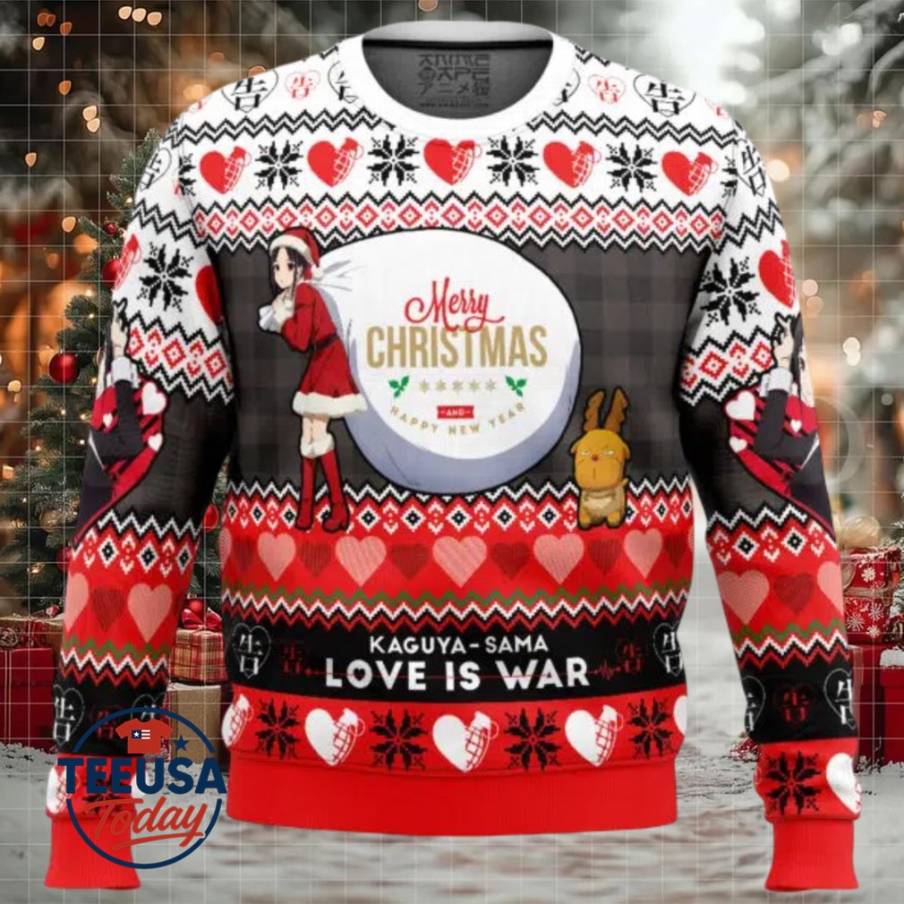 Merry Christmas And Happy New Year Kaguya Sama Love Is War Ugly Christmas Sweater
