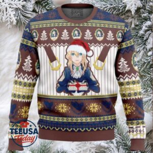 Merry Christmas Violet Evergarden Ugly Christmas Sweater