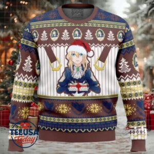 Merry Christmas Violet Evergarden Ugly Christmas Sweater