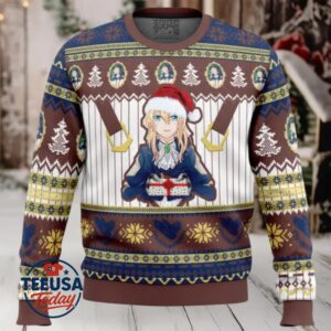 Merry Christmas Violet Evergarden Ugly Christmas Sweater