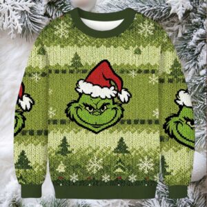 Merry Grinchmas Smile Christmas Ugly Sweatshirt