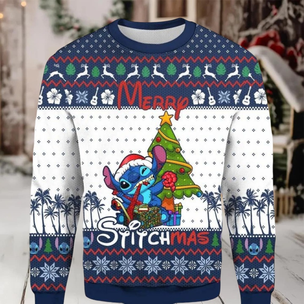 Merry Stitchmas Ugly Christmas 3D Sweater